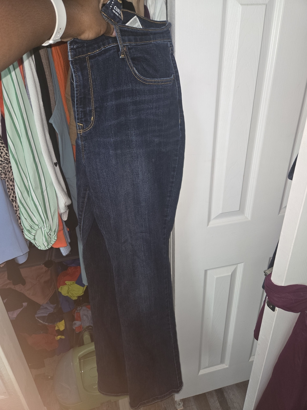 Old Navy Curvy Midrise Dark Wash  Women's Jeans Size 16